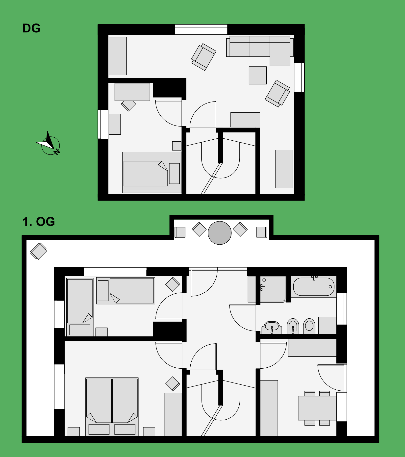 Grundriss von Ammerseeblick
