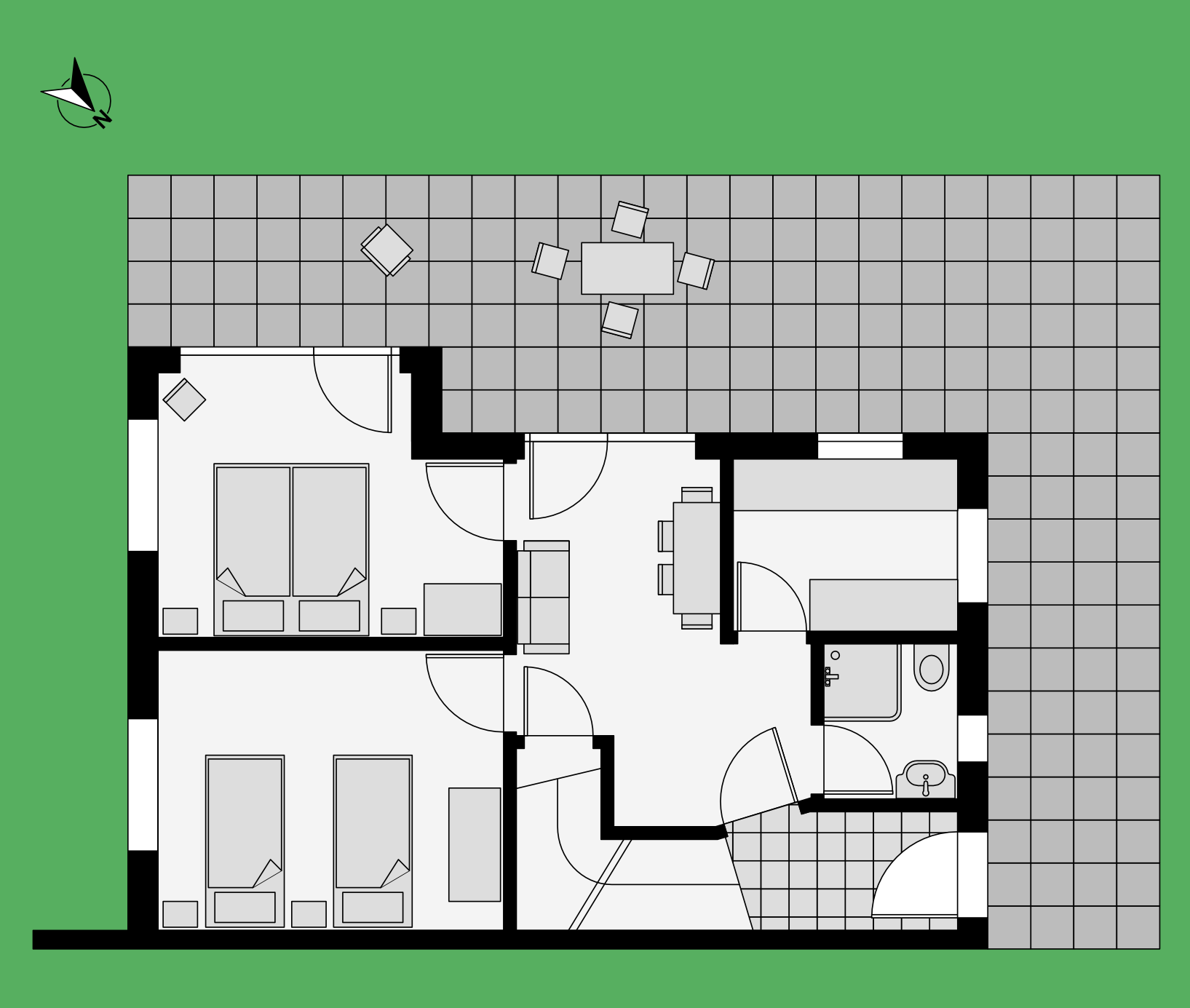 Grundriss von Sonnengarten